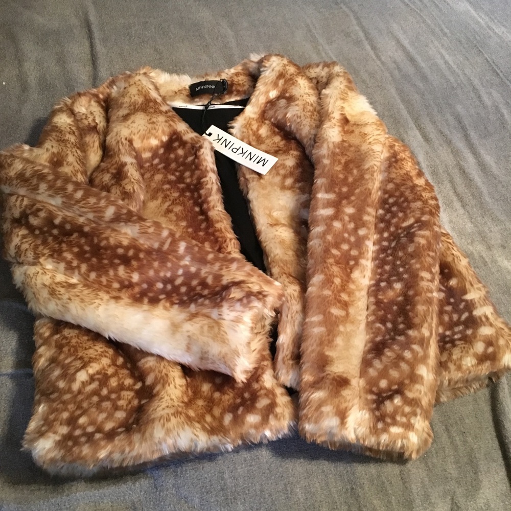 Faux fur jacket
